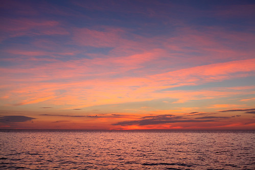 ocean sunset mexico campeche