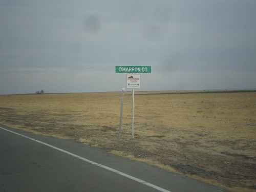 oklahoma sign stateline countyline biggreensign cimarroncounty us385