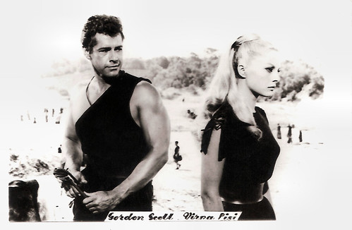 Gordon Scott and Virna Lisi in Romolo e Remo (1961)