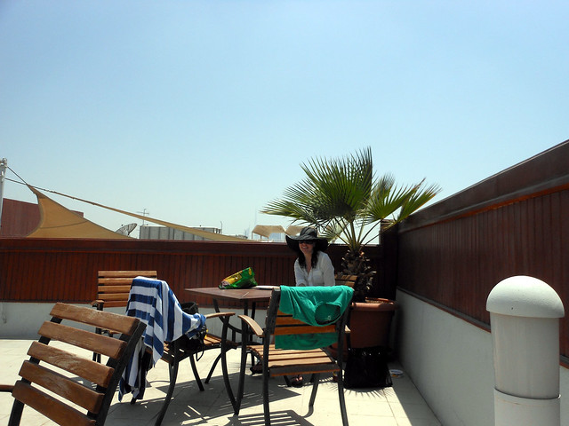 Dubai pool deck