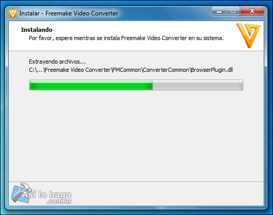 Instalación de Freemake Video Converter