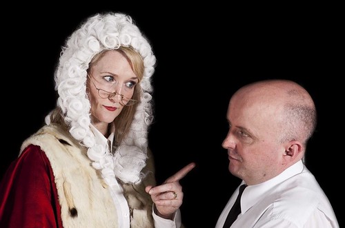 Kerry Hamilton-Nicoll and Paul Murray in Silence in Court. Photo EmeraldBlue