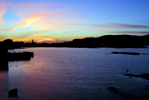 sunset canada newfoundland harbour fogo fogoisland hjalmar1886