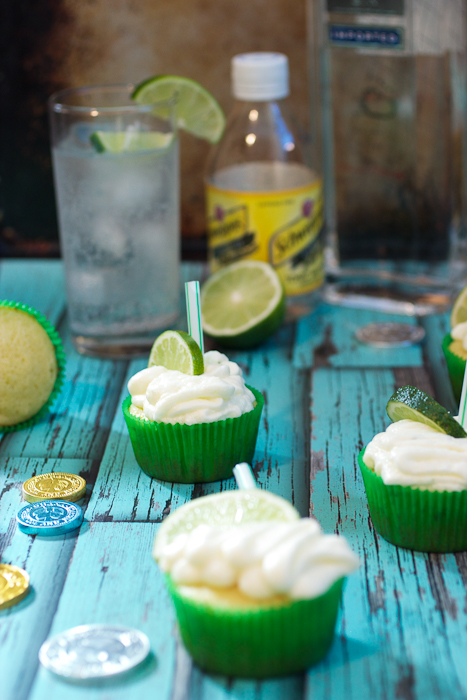Gin and Tonic Cupcakes #SundaySupper