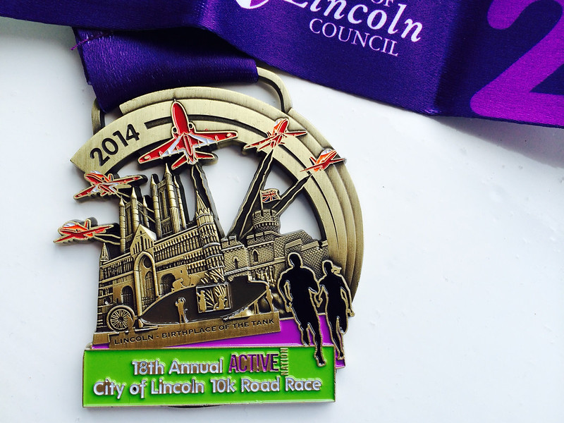The 18th Annual Active Nation City of Lincoln 10K Road Race medal