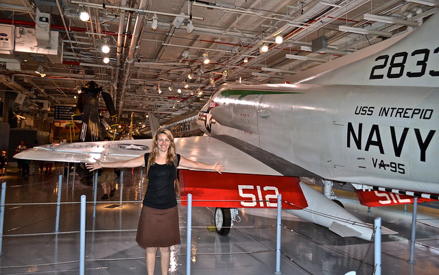 Jet inside intrepid museum 