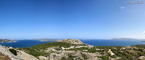 sardegna panorama landscape panoramica palau overview fortezza capodorso