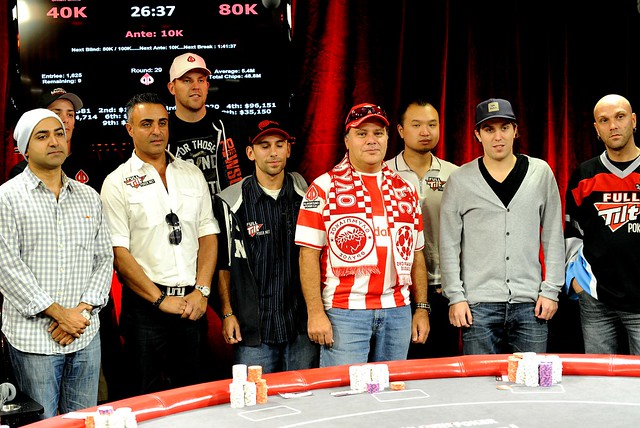 Group shot - Final Table