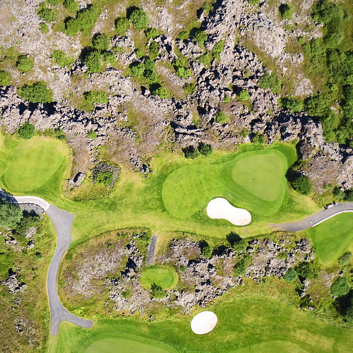 nature golf landscape island photography iceland islande drone
