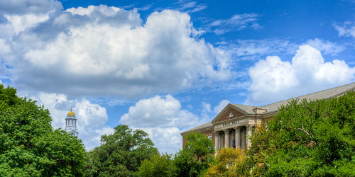 building college campus dallas university texas exterior unitedstates tx august handheld dfw smu hdr universitypark lightroom southernmethodistuniversity fluffyclouds 3xp photomatix tonemapped 2013 canoneos30d 2ev tthdr realistichdr detailsenhancer hyerhall camera:make=canon exif:make=canon exif:iso_speed=100 exif:focal_length=40mm campusbeauty geo:state=texas geo:city=dallas geo:countrys=unitedstates exif:model=canoneos30d camera:model=canoneos30d ©ianaberle exif:aperture=ƒ80 exif:lens=400mm canonef40mmf28stm geo:lat=32844131666667 geo:lon=96784913333333