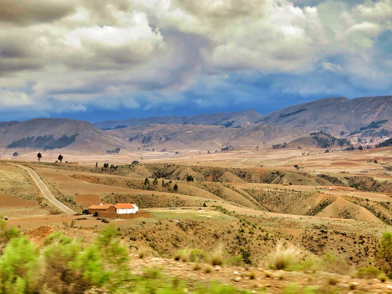 View across the Bolivian landscape