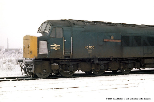 train diesel peak railway fh scunthorpe tmd royalcorpsoftransport northlincolnshire class45 45055 frodingham