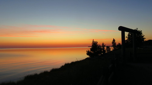 summer lake beach sunrise michigan scenic superior upper stop area rest peninsula marquette turnout m28
