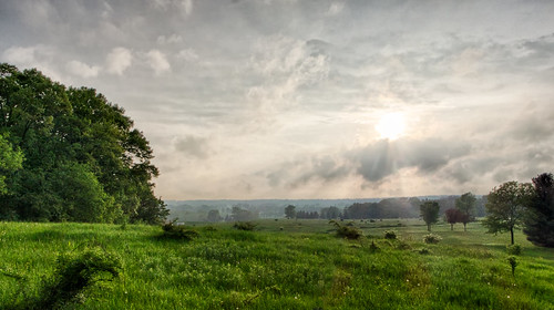 trees sky sun nature field clouds landscape countryside spring day cloudy madison sunrays wi hdr