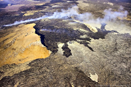 vacation island volcano hawaii lava smoke aerial helicopter crater caldera bigisland aerialphotography lavaflow usnationalparks hawaiianislands kiluea volcanosnationalpark