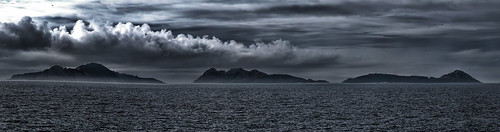 sea sky water clouds islands mar agua cielo nubes ceo islas isles auga cíes illas illascíes nikonflickraward tensk