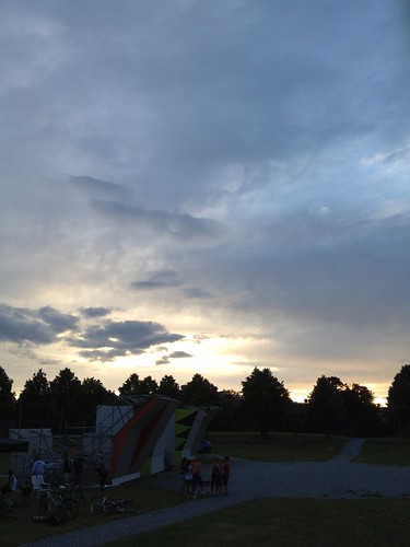 sunset night cloudy bayreuth