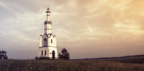 rural germany landscape countryside religion chapel cinematic grading