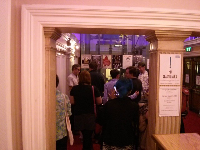 The merch table