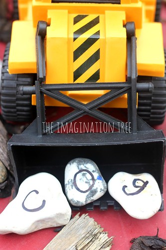 Alphabet Rocks Scoop and Spell (Photo from The Imagination Tree)