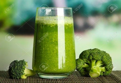 jugo de brocoli