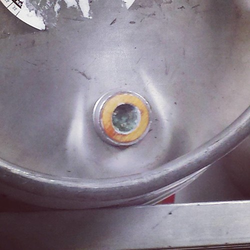 A cask's keystone should never look like this! Clean that mold.