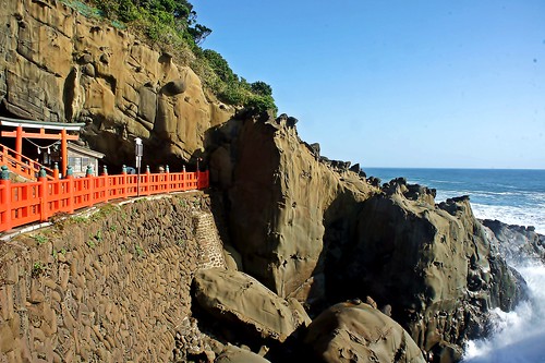 japan shrine seashore 神社 海 九州 太平洋 宮崎 日南 鵜戸神宮 日南海岸