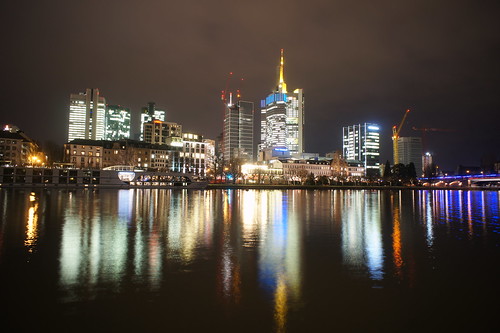 Frankfurt am Main Night Skyline
