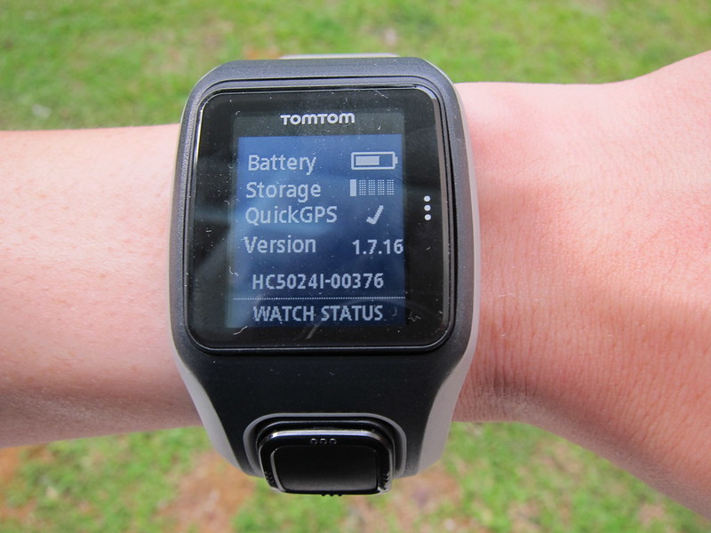 TomTom Multi-Sport GPS Watch - Watch Status