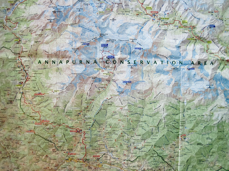 Annapurna Base Camp Trek Route