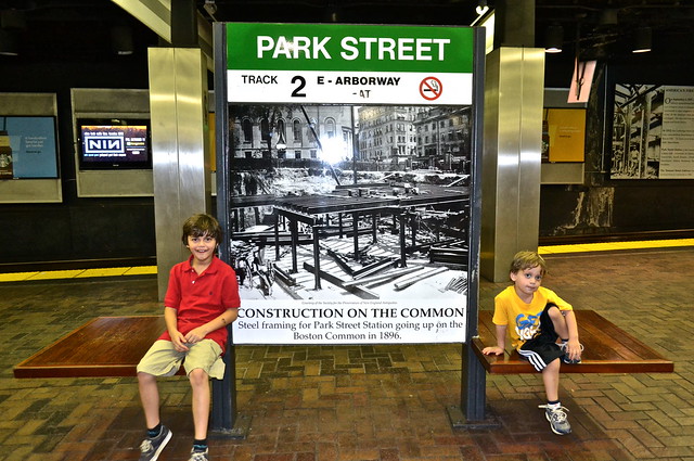 boston metro t 1st subway in the US