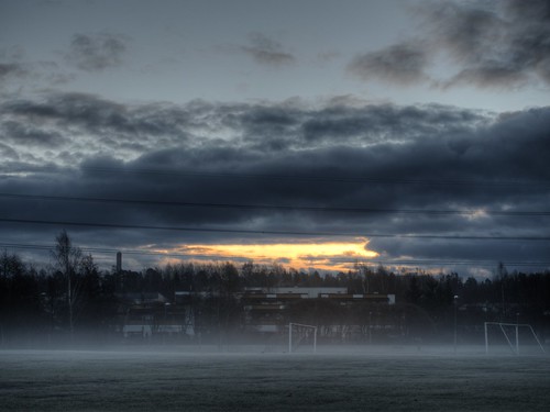 morning mist clouds pen sunrise finland handheld hdr malminkartano epl5