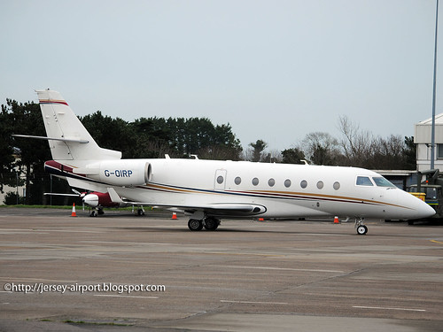 G-OIRP Gulfstream 200 by Jersey Airport Photography