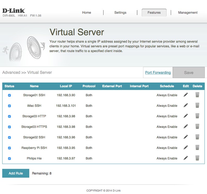 Admin UI - Virtual Server