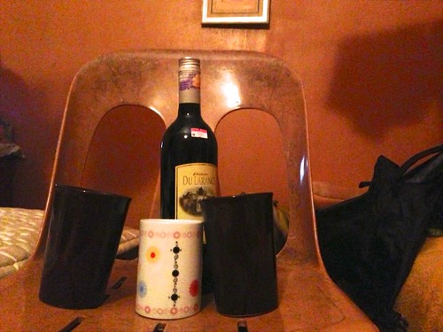As a reward… our first bottle of wine in 5 months