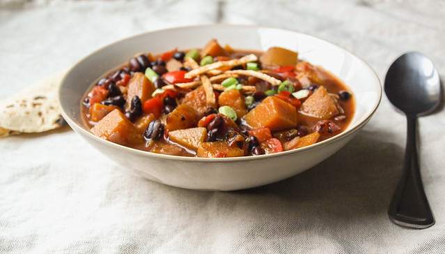 Butternut Squash and Black Bean Chili [Revisited]