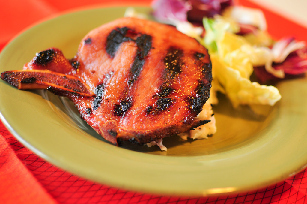 Grilled Smoked Pork Chops