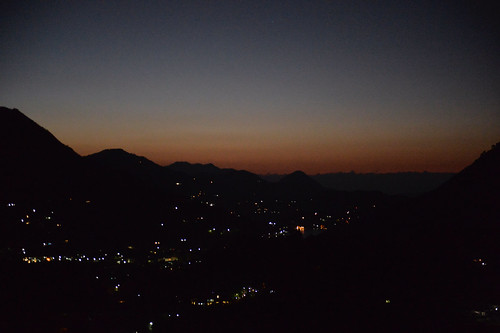 india mountain sunrise bhimtal