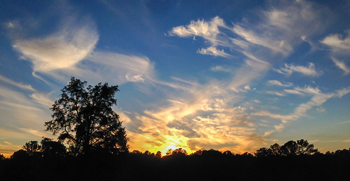 sunset clouds georgia unitedstates photoaday milledgeville iphone