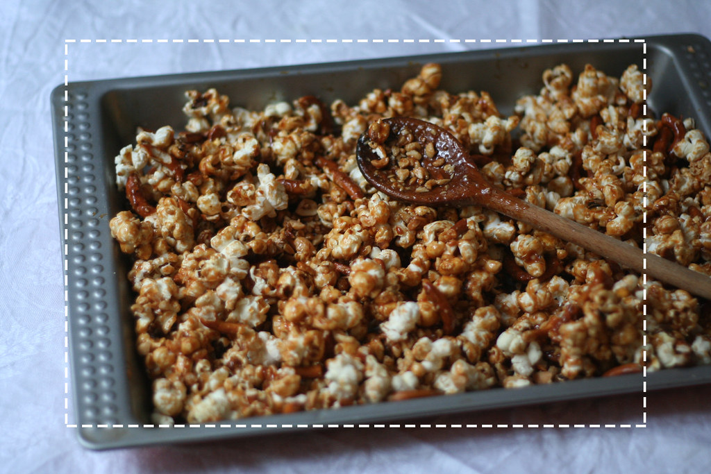 oscar buffet 2014: popcorn mit karamell & salzbrezeln