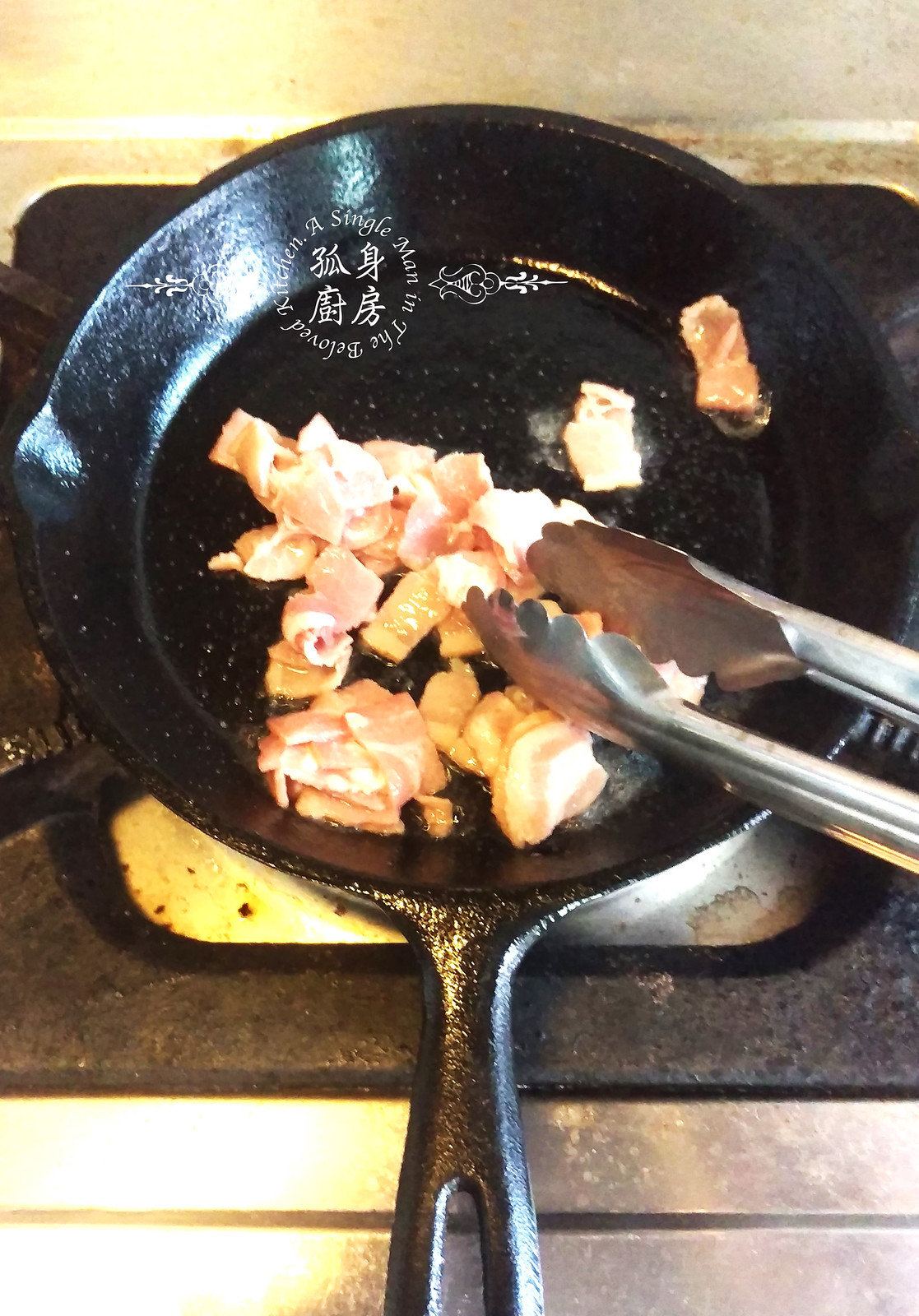 孤身廚房-清冰箱簡單早午餐！培根野菇櫛瓜義式烘蛋Frittata6