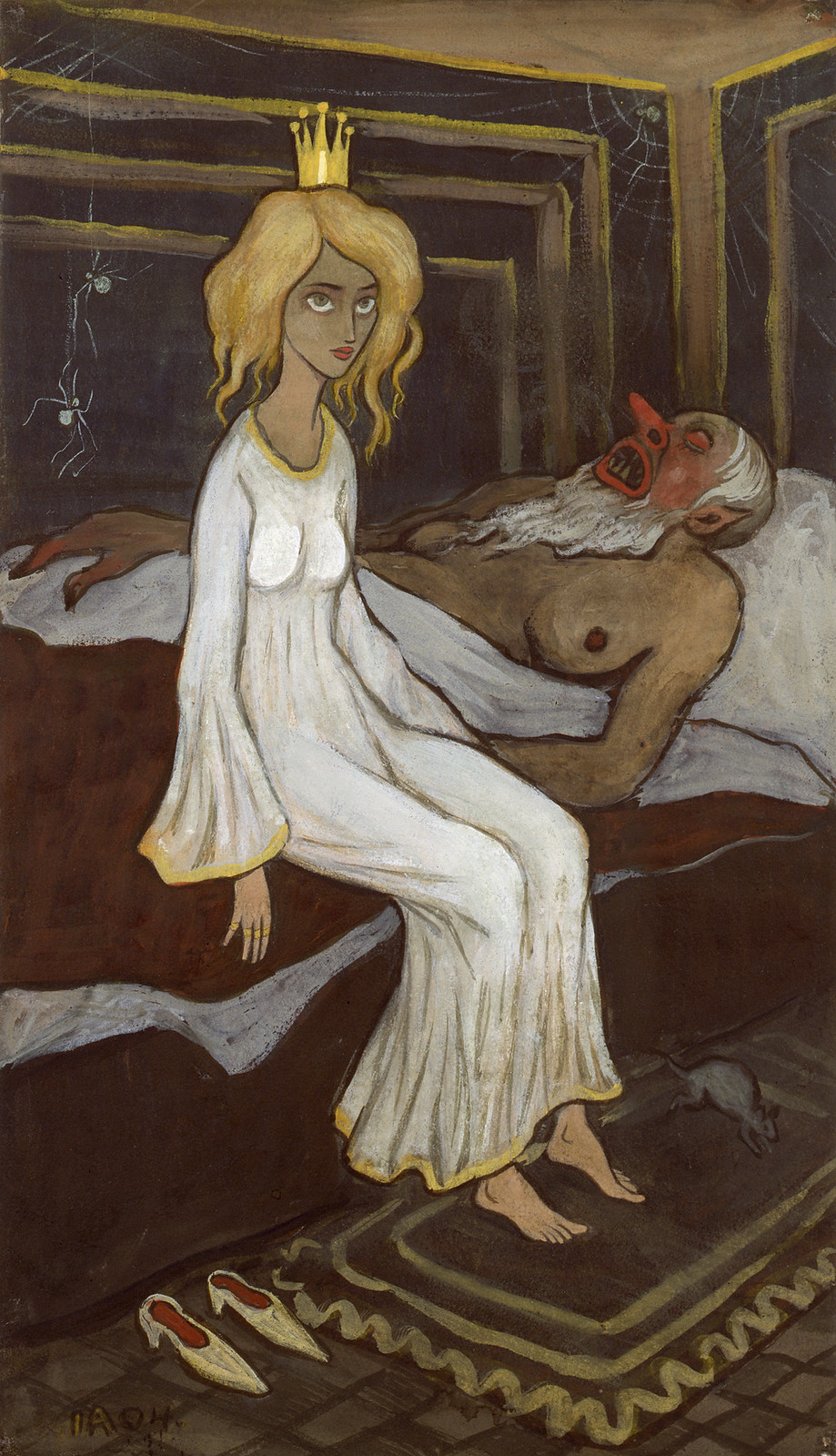 Ivar Arosenius - Princess Of The Troll, 1904