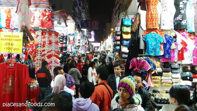 ladies market at night