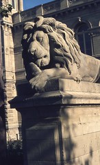 Saltaire Lion, Junction between Mawson Street and Victoria Road, Saltaire