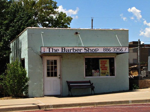 reflection barbershop kansas smalltown brickstreet plasticsigns medicinelodge