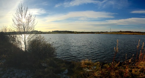 autumn panorama walking landscape scotland reservoir balgrayreservoir damstodarnleycountrypark