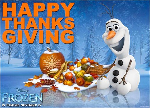 Frozen Happy Thanksgiving Image