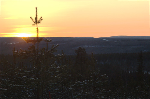 sunset sweden lappland lapland solnedgång baksjöliden