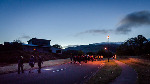 morning newzealand sky people sunrise walking outdoor event kinloch oxfamtrailwalker