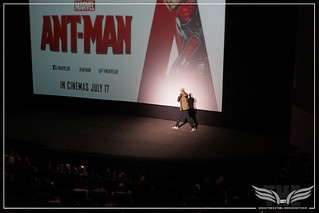 The Establishing Shot: DIRECTOR PEYTON REED MAKES A SMALL SURPRISE APPEARANCE AT A SCREENING OF MARVEL'S ANT-MAN IN LONDON